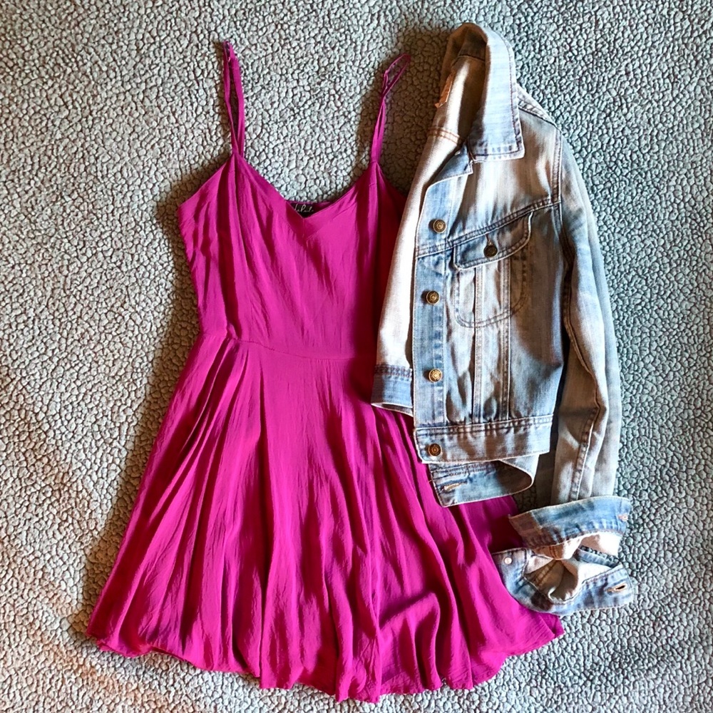 Talula Magenta Dress from Aritzia